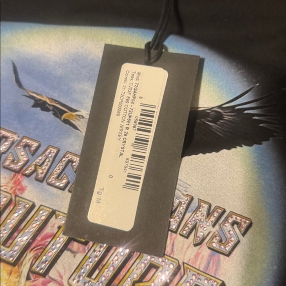 Versace Jeans Couture Black Graphic Tee - Picture 8 of 9